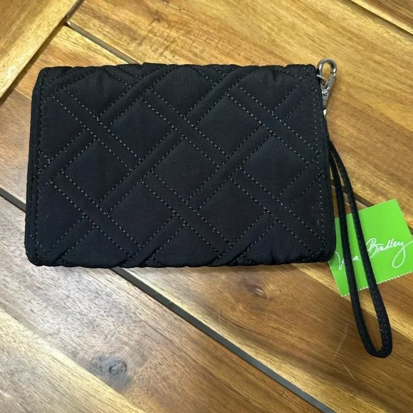 Vera Bradley Your Turn Smartphone Wristlet in Classic Black - Picture 2 of 4